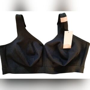 NWT CACIQUE Full Coverage Bra. Black.  Size 40F